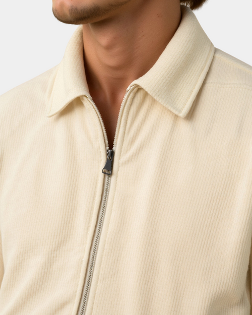 Polo Collar Zip Track Jacket