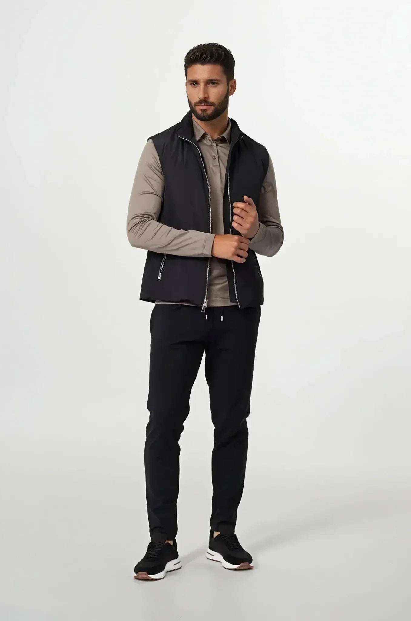 Zip-Up Sleeveless Bodywarmer