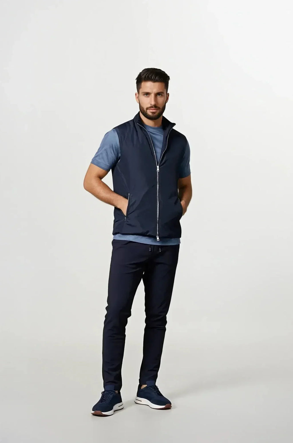Zip-Up Sleeveless Bodywarmer
